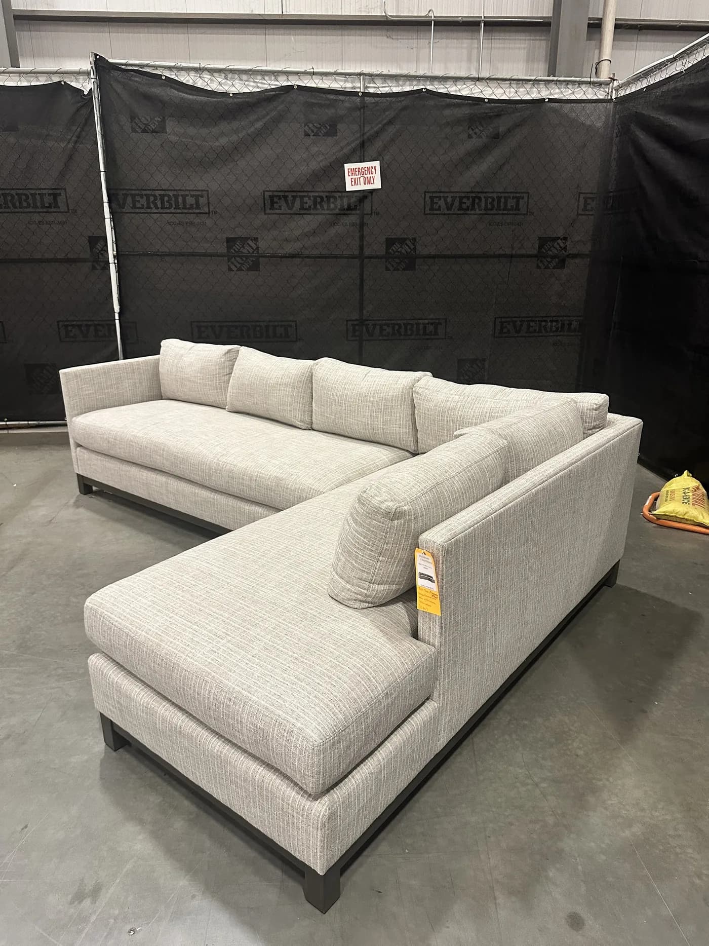 Mitchell Gold + Bob Williams Clifton Bench No Welt Sofa w/ Performance Strie Weave - 65% Off Retail Price — additional view 2