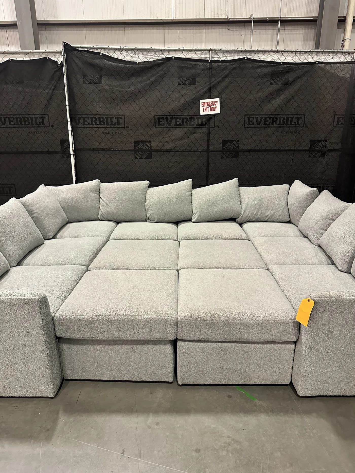 Mitchell Gold + Bob Williams DR Pitt Tailored Sofa W/ Performance Faux Sherling - 65% Off Retail Price — additional view 2