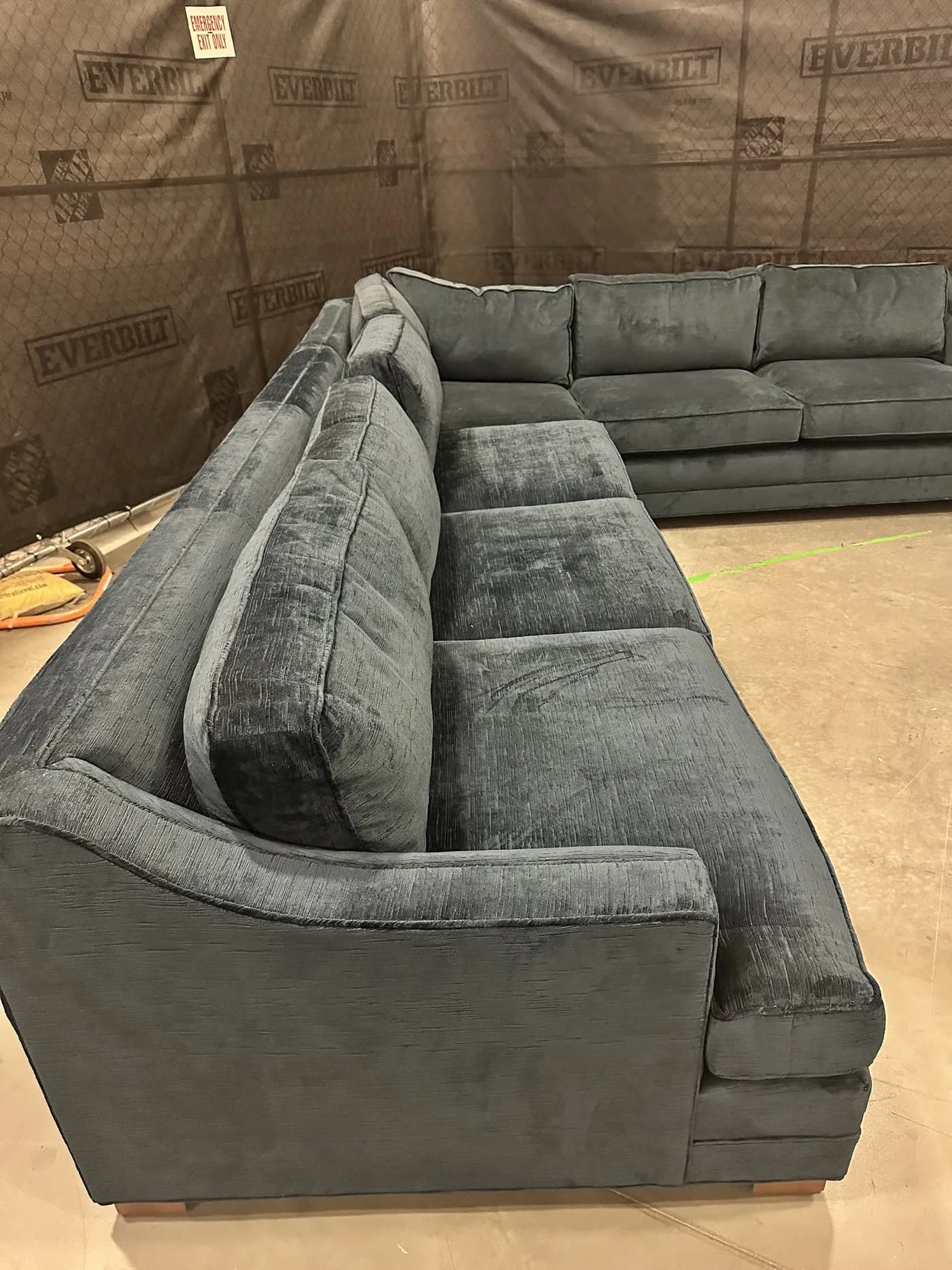 Mitchell Gold + Bob Williams Keaton Slope Sofa w/ Performance Vintage Velour - 65% Off Retail Price — additional view 2