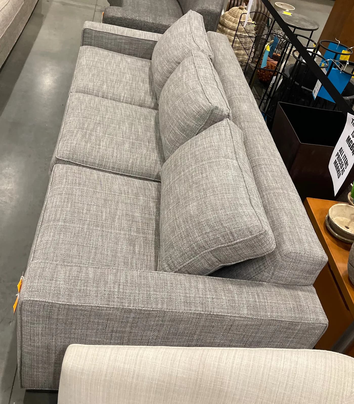 Mitchell Gold + Bob William Carson 92 Sofa with Performance Weave — additional view 2