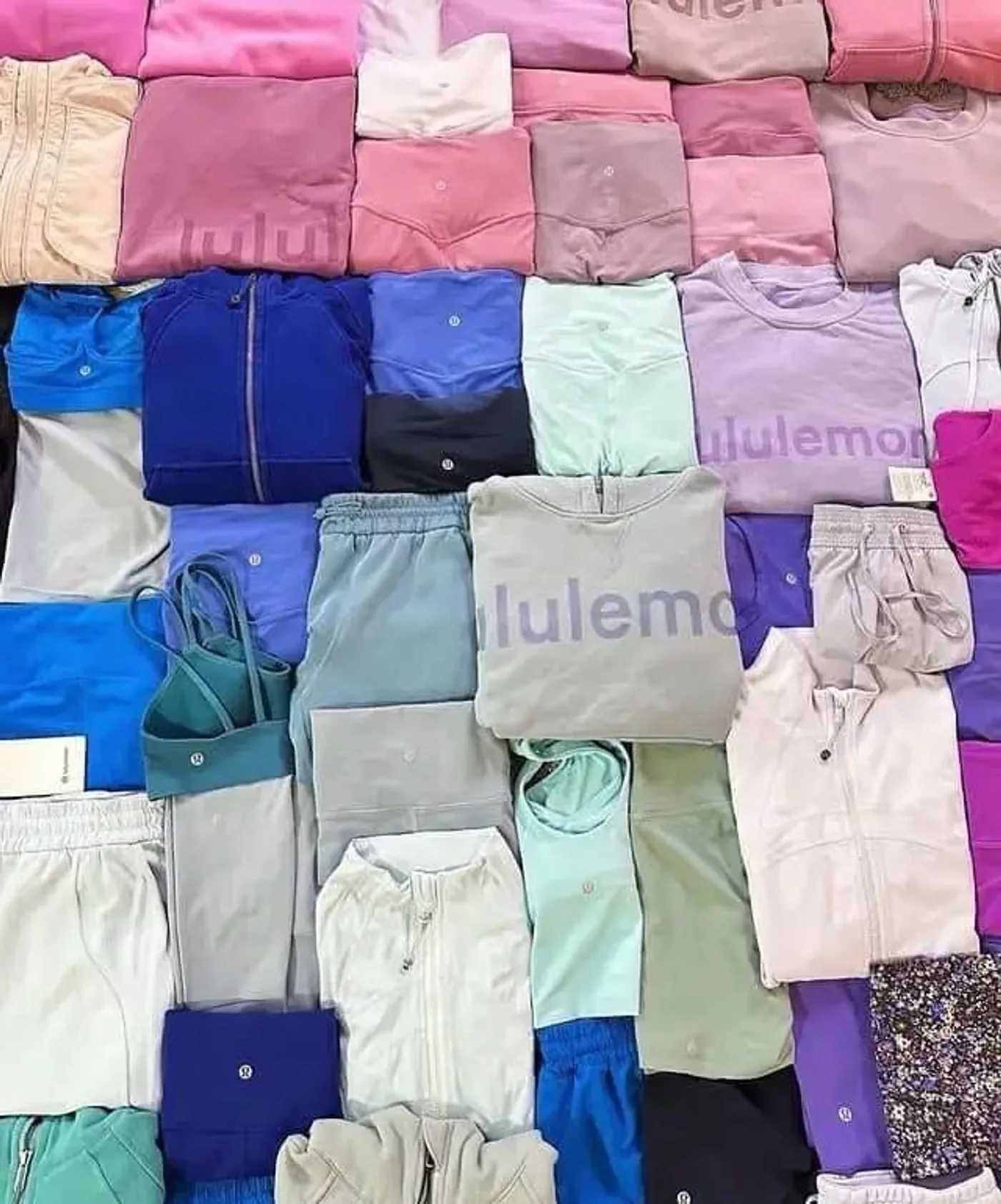 Lululemon Clothes Pallet, 280 Units NWT — full lot photo
