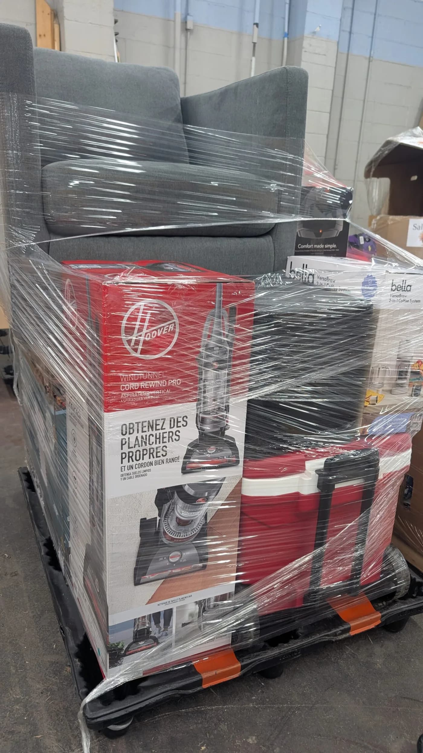 BJ's Stacked General Merchandise Pallet — full lot photo