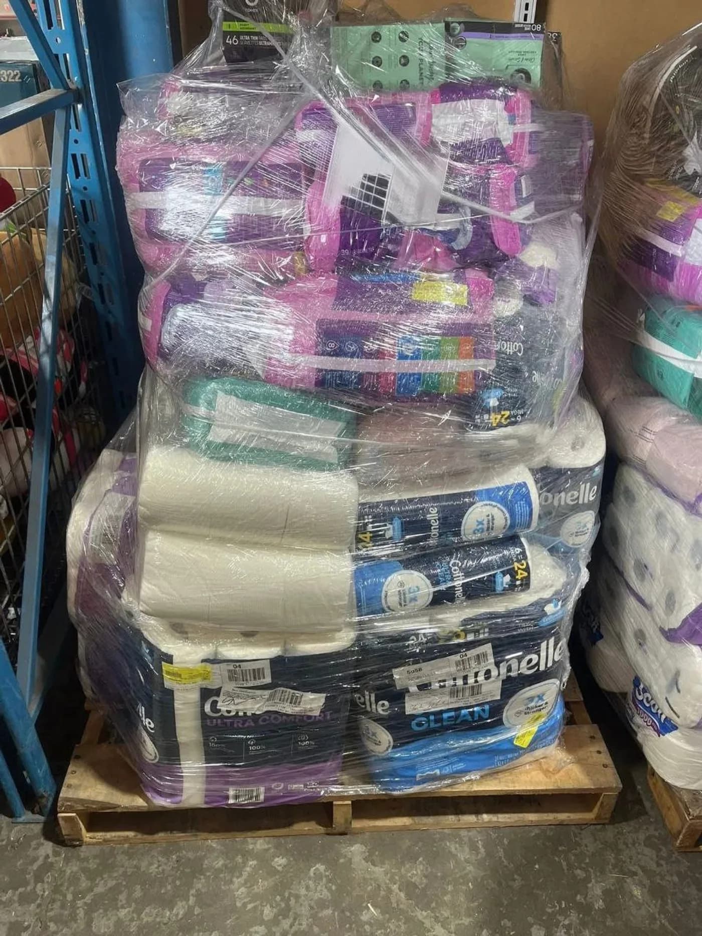 Toilet Paper Pallet, 1,920 Rolls — full lot photo