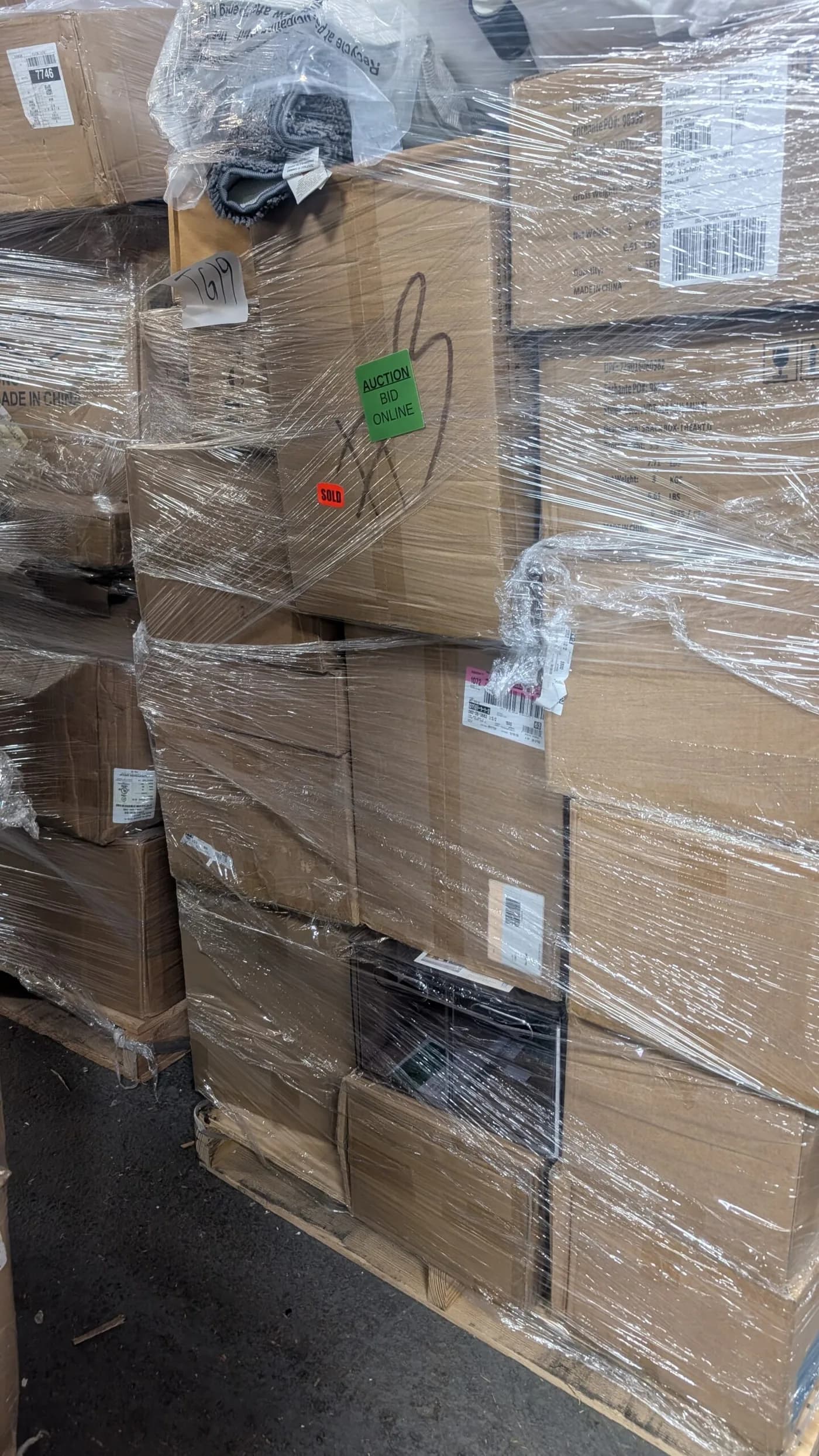 Target TG19 Unmanifested Single Pallet — full lot photo