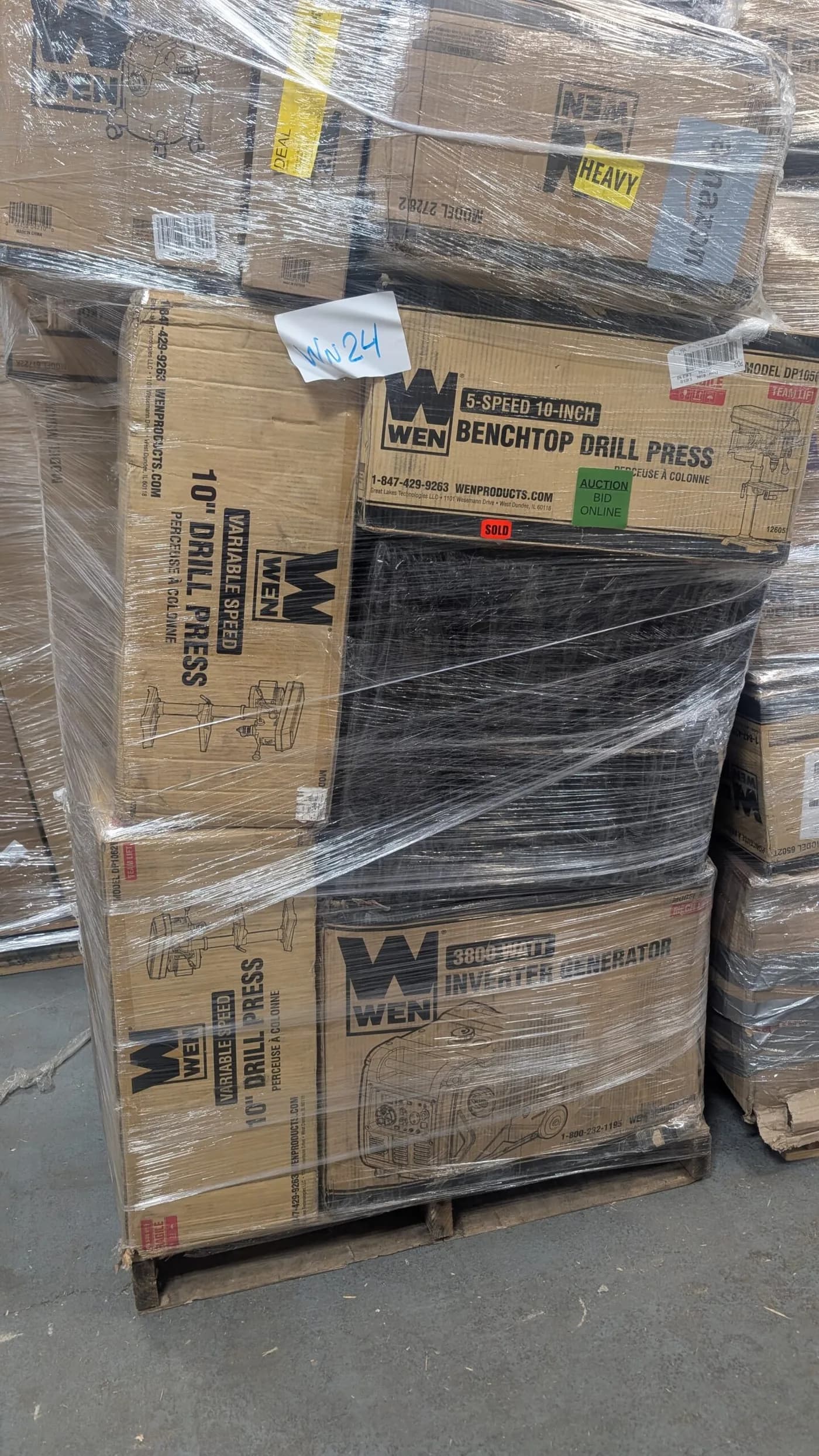 Wen Haircare Wholesale Lot, Larger Tier — full lot photo